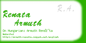 renata armuth business card